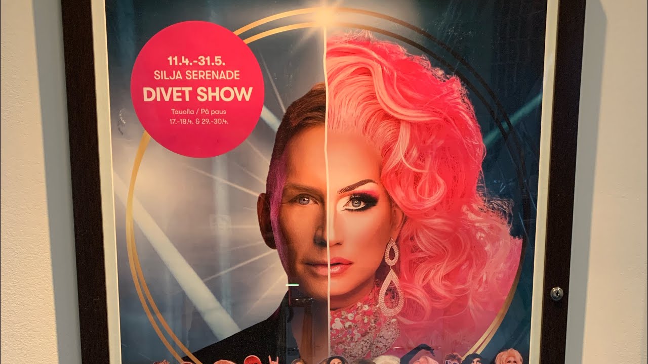 Divet show in silja serenad by Marko Vainio, cruising to Helsinki 🇫🇴🍺👍Dolly Patton🤣