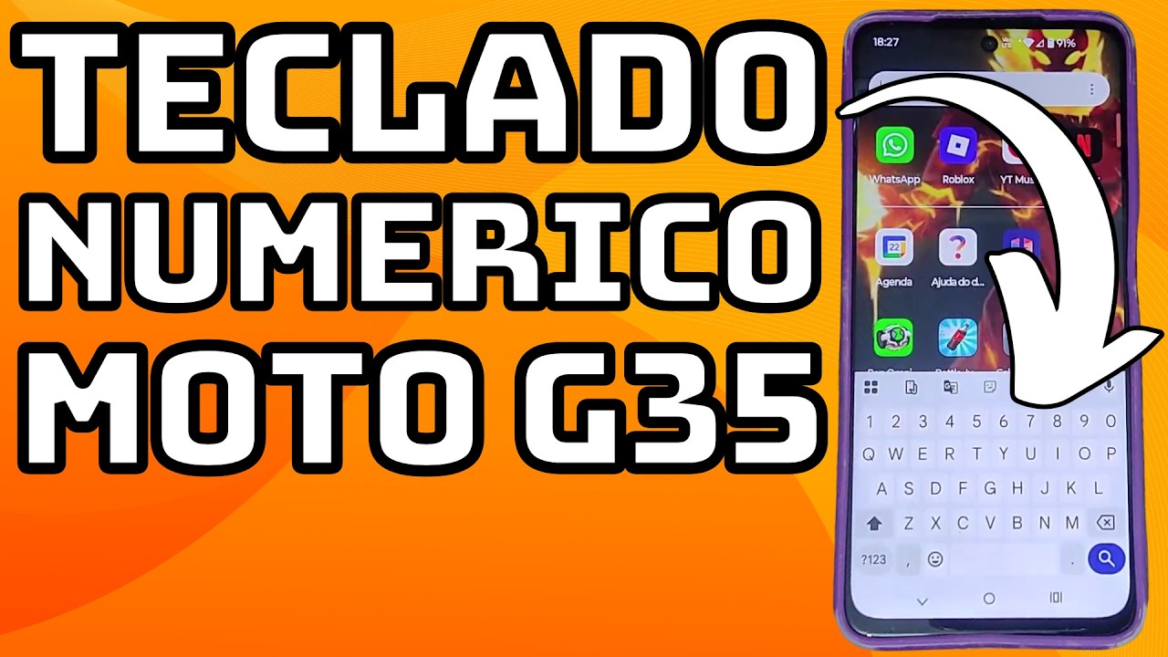 COMO COLOCAR OS NUMEROS NO TECLADO DO CELULAR MOTOROLA MOTO G35 5G