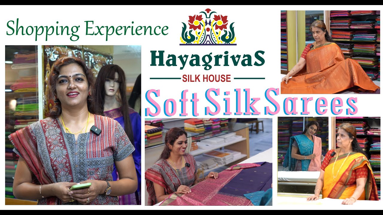 Soft Silk Sarees | Explore varieties at #hayagrivas | #sareeshopping shopping #chennaisarees #tnagar