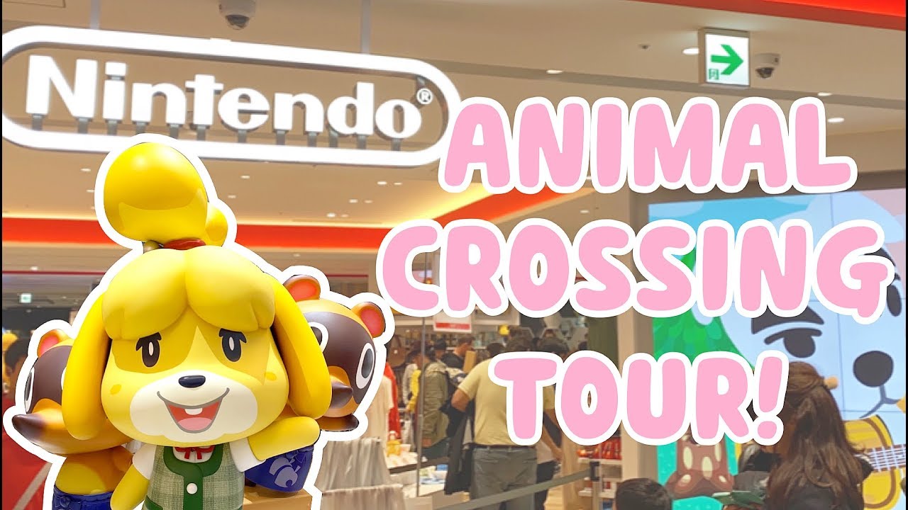 EXCLUSIVE ANIMAL CROSSING MERCH TOUR! | Nintendo Store Tokyo Vlog ♡