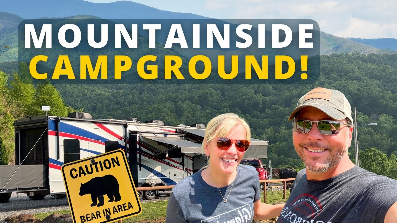 Picturesque Mountain-Side Campground Tour, Exploring Asheville and Black Mountain, NC