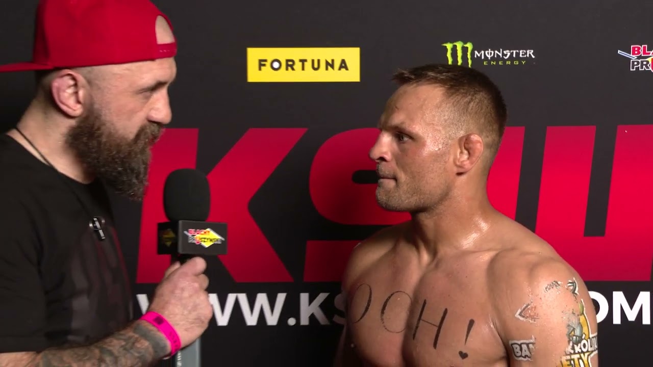 Damian Stasiak swoją firm&oacute;wką pokonuje Pascala Hintzena na KSW 84 | Wywiad backstage