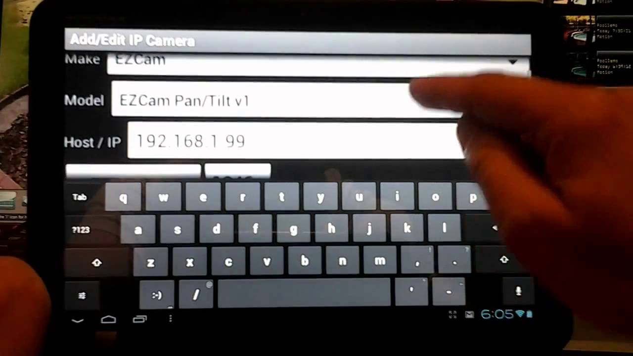 Easily View Security Camera on your Tablet or Smartphone