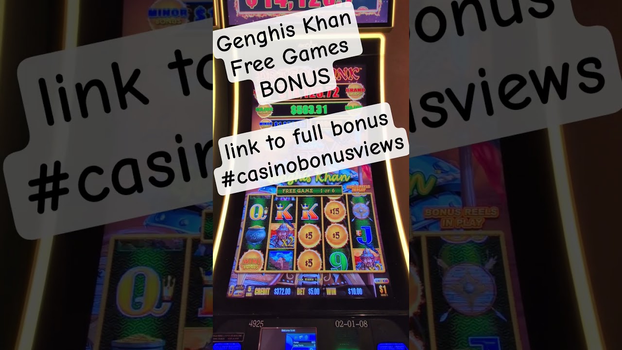 link to full bonus DRAGON LINK GENGHIS KHAN FREE GAMES BONUS Peppermill Casino 