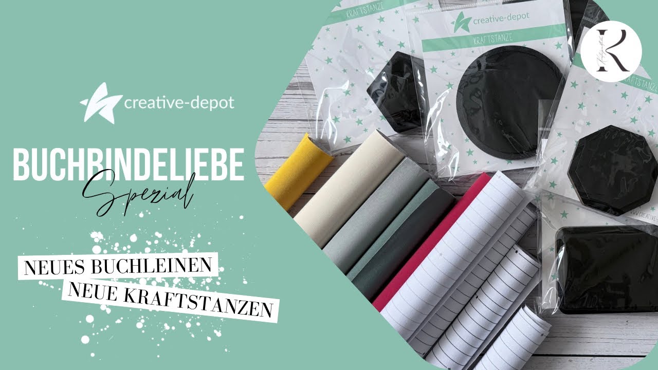 BUCHBINDELIEBE-SPEZIAL | Neues Buchleinen & Kraftstanzen | Creative Depot | Dezember 2025