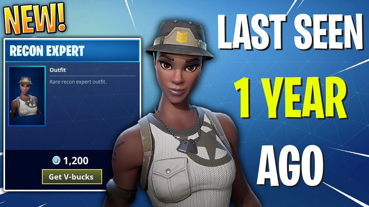Recon Expert is Now The RAREST SKIN In Fortnite