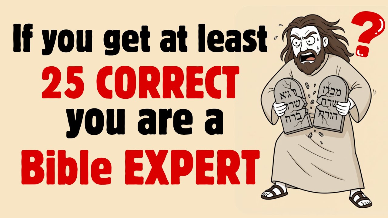 🔥 Only 1% Can Pass This! 25 Hard Bible Questions That Test Your Faith 😱 | Bible Quiz
