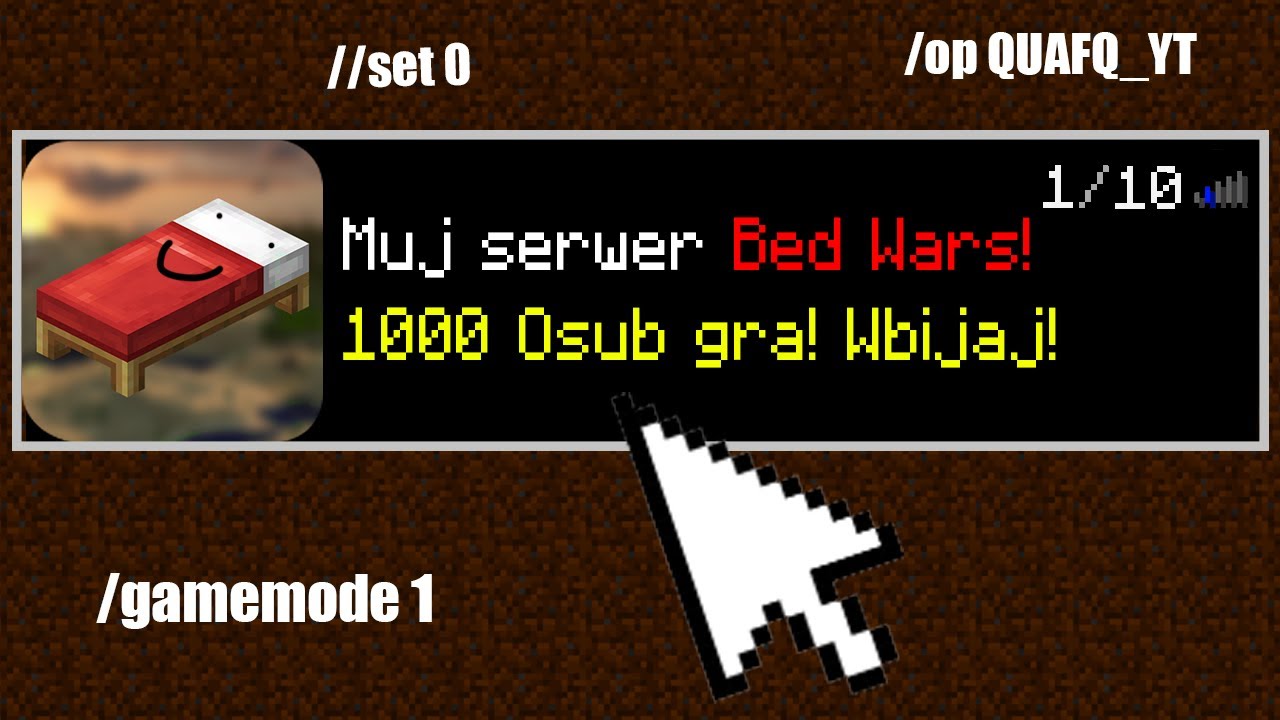 WŁAMAŁEM SIĘ NA SERWER BED WARS WIDZA!