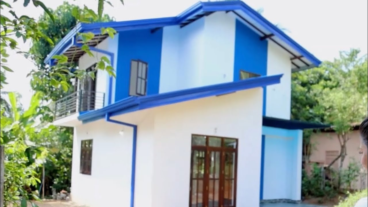මාස 7 කින් සාදා නිමකල බන්ඩාරගම, දෙමහල් හුරුබූටි, කාමර 3 ක් සහ නානකාමර දෙකක නිවස