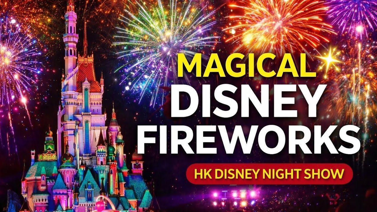 HK Disneyland 20th Anniversary Fireworks 🎆 Momentous Night Show