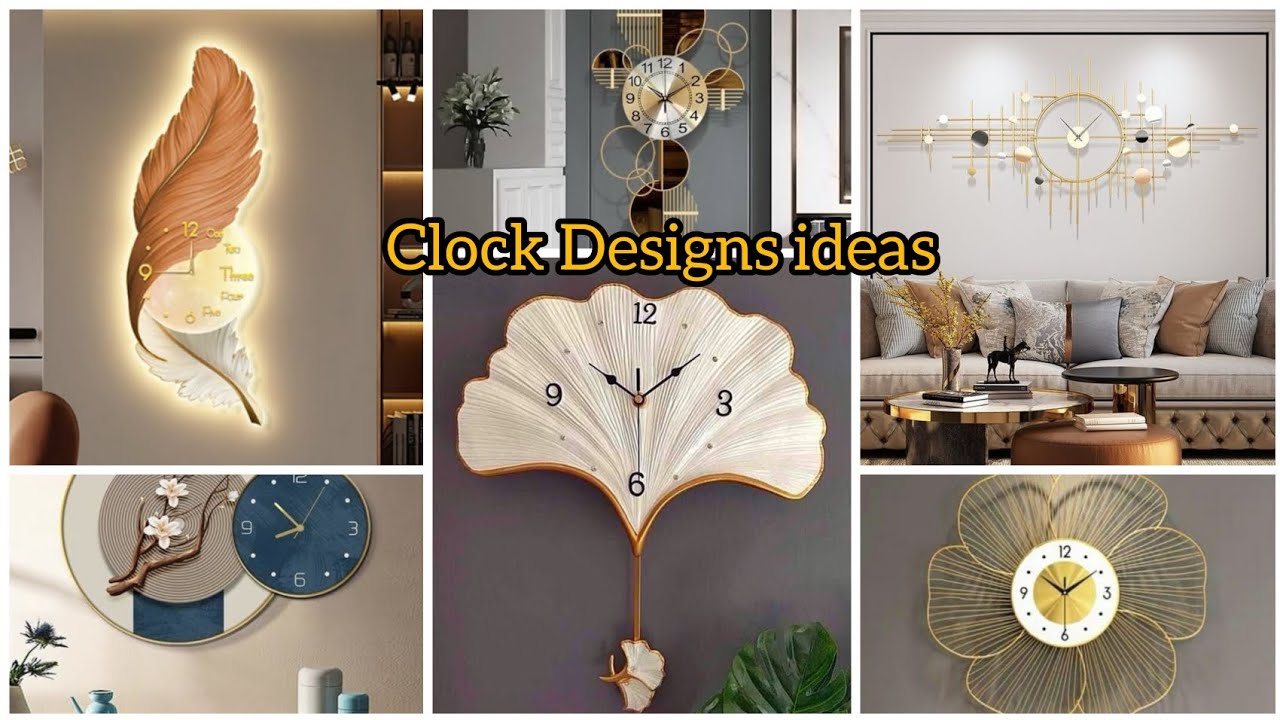 Top 50 Modern Home Wall Clock  Design ideas 2025 | Living Room Wall Clock Designs | clock Design