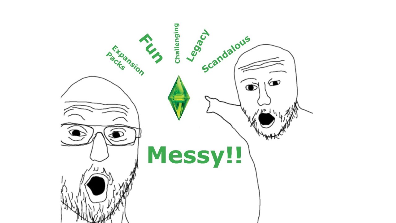 How to Create the MESSIEST SIMS SAVE FILE