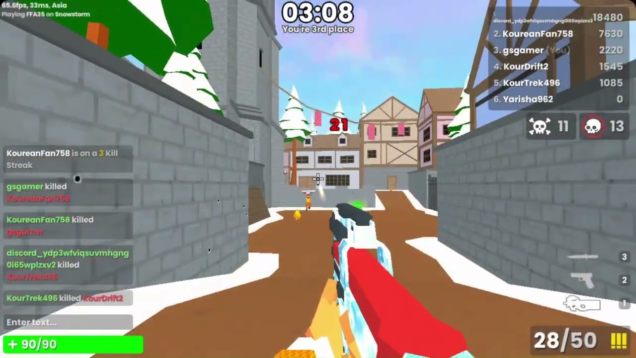 kour.io gameplay in FFAF 