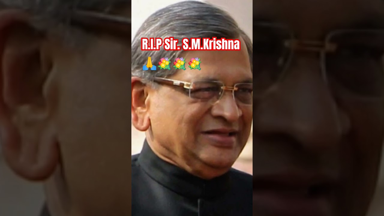 #rip #smkrishna #death #cm #funeral #shorts #short #follow #sad #trending #trend #karnataka #ai