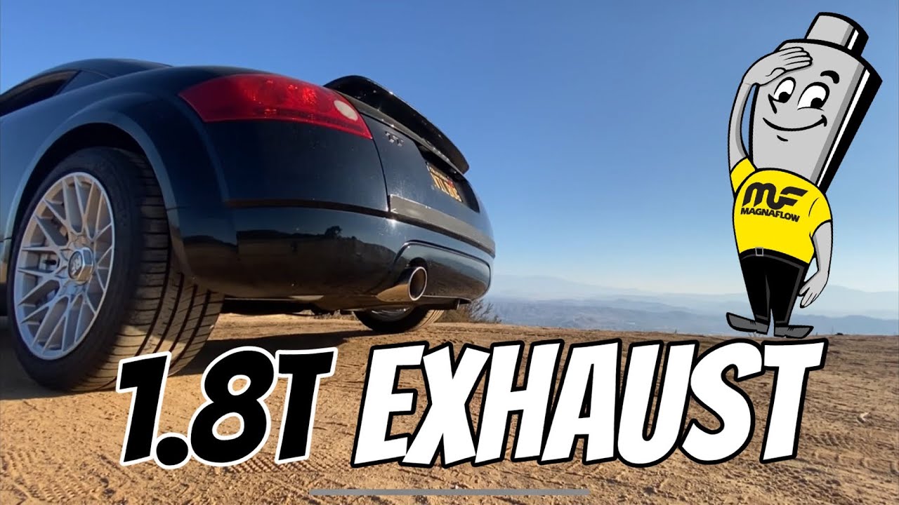 Making My OLD CAR LOUD Magnaflow Exhaust Installation on My 2000 AUDI Mk1 TT! + REVS
