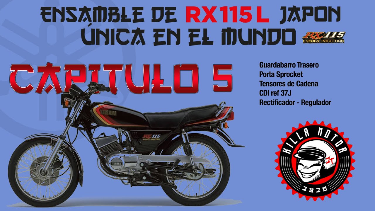 CAPITULO 5 GUARDABARRO TRASERO-PORTA SPROCKET-TENSORES DE CADENA-CDI REF 37 J