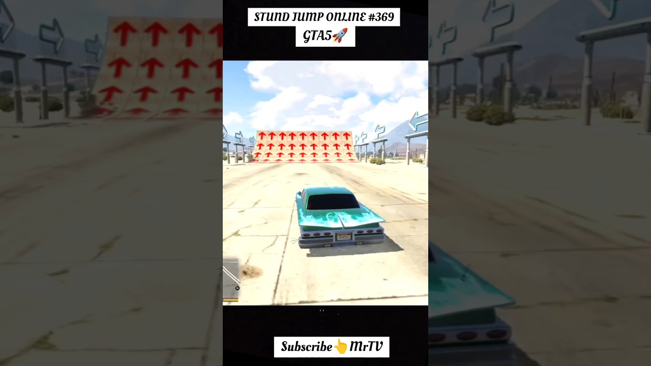 STUND JUMP ONLINE ✈️ #369 GTA5 #gta #gta5challenges #shorts #shortsviral #gtaonline