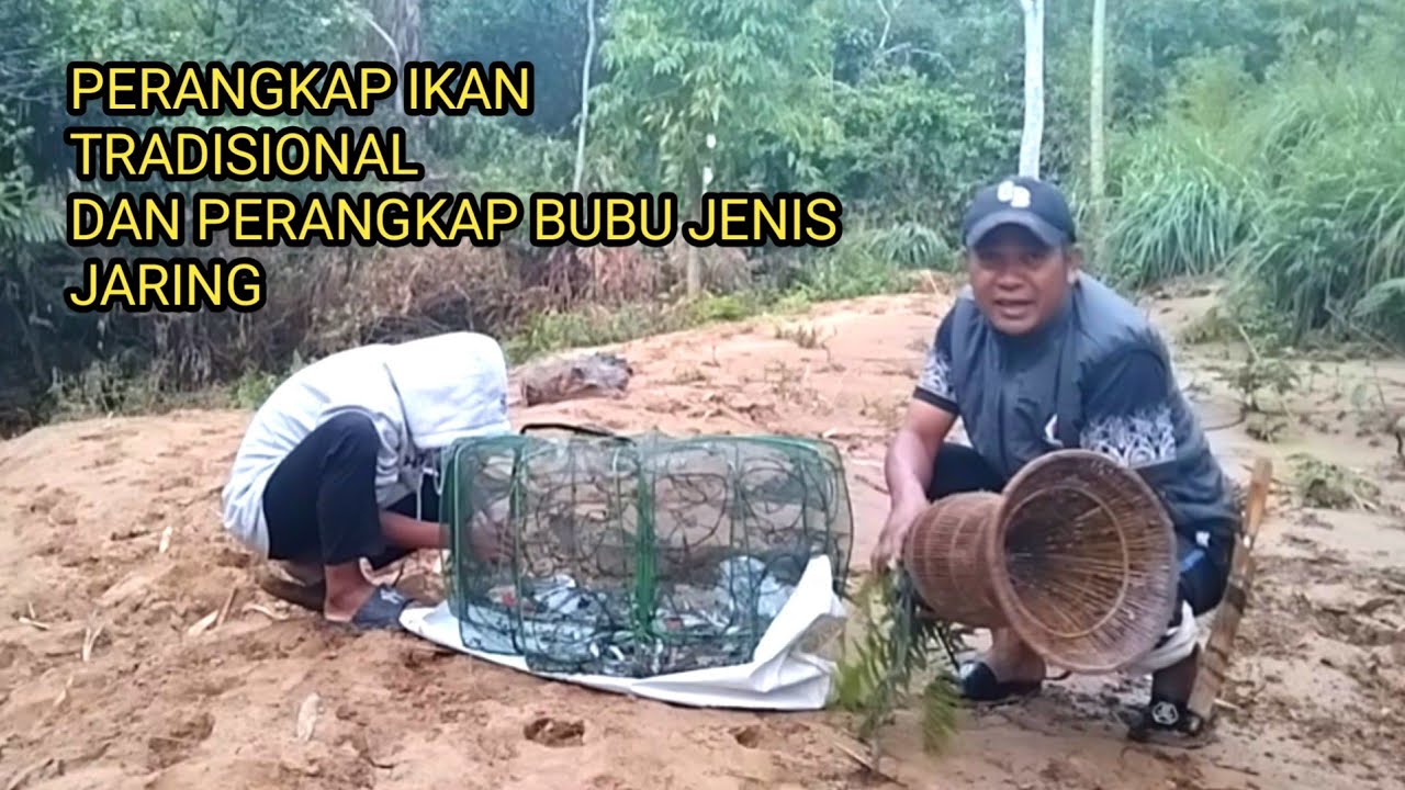 BABON CUY | Angkat Bubu Jaring dan Bubu Bambu di Sungai bekas Banjir