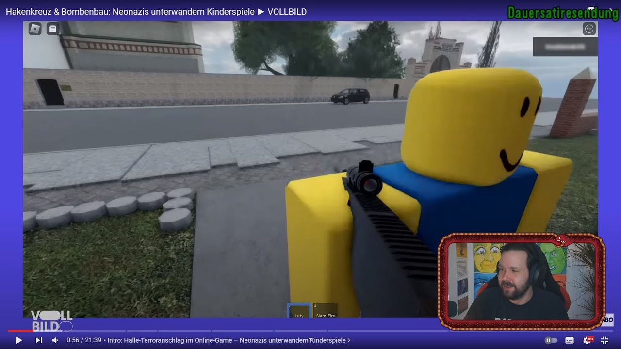 Killerspiel-Doku vom SWR über Roblox-Hitler