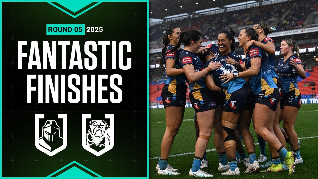 Best NRLW finishes of 2025: Titans v Bulldogs - Round 5