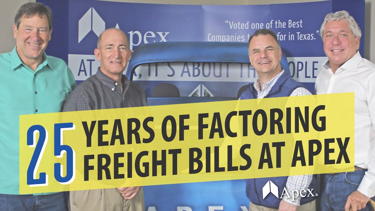 25 Years of Factoring Freight Bills at Apex Capital