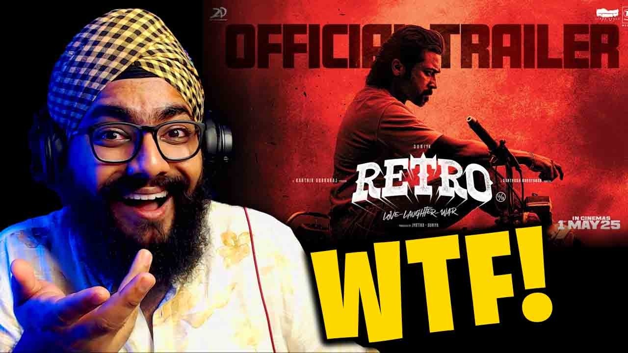 Retro Trailer REACTION | Suriya