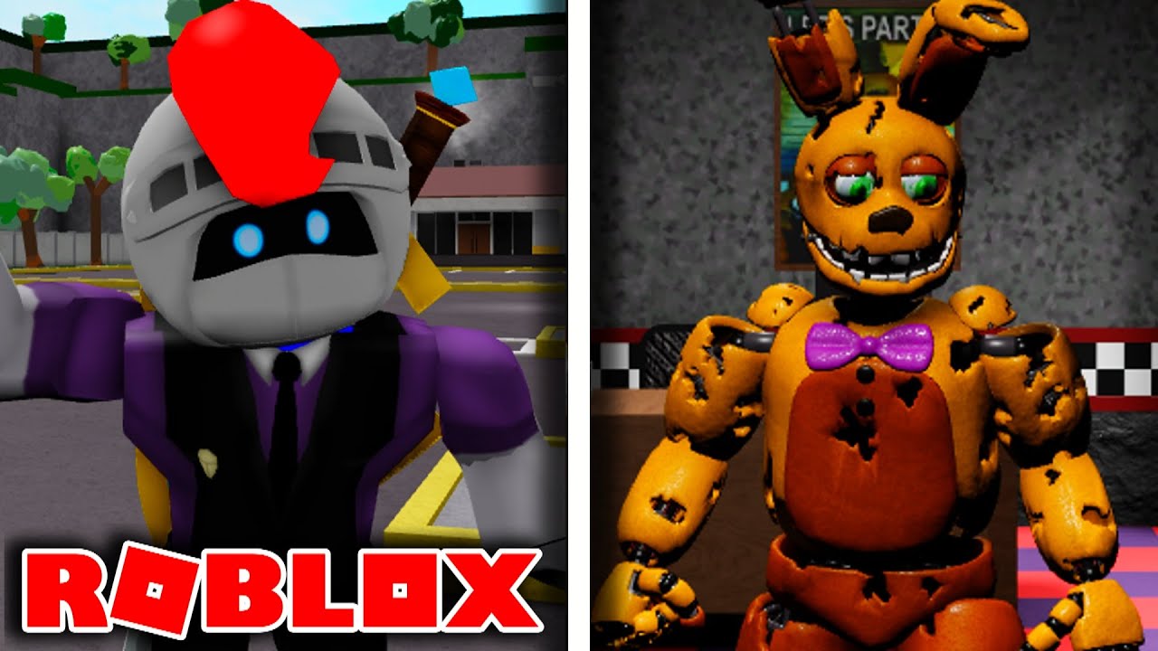 Новые Уильям Афтон, Спринг Бонни и Спринглок Фейл в Roblox Archived Nights FNAF Roleplay