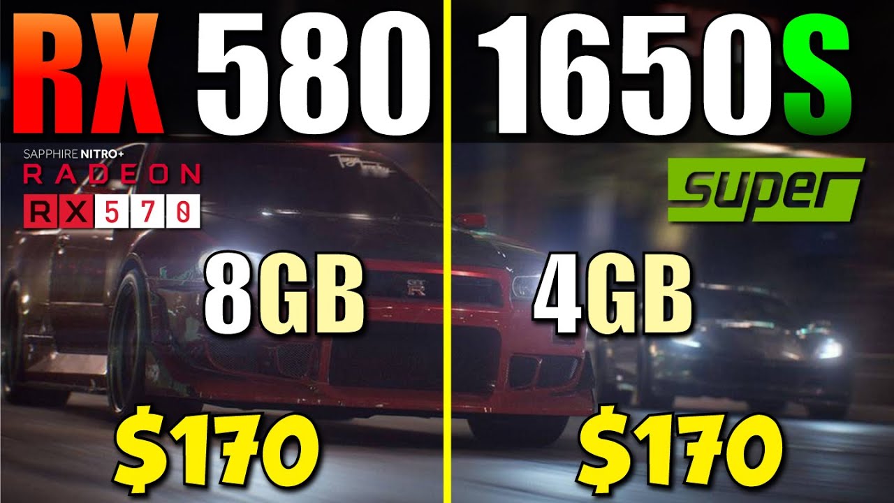 RX 580 vs. GTX 1650 Super | Test in 10 Games