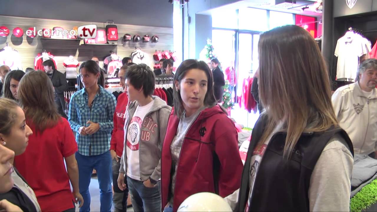 El Athletic inaugura su tienda de San Mamés