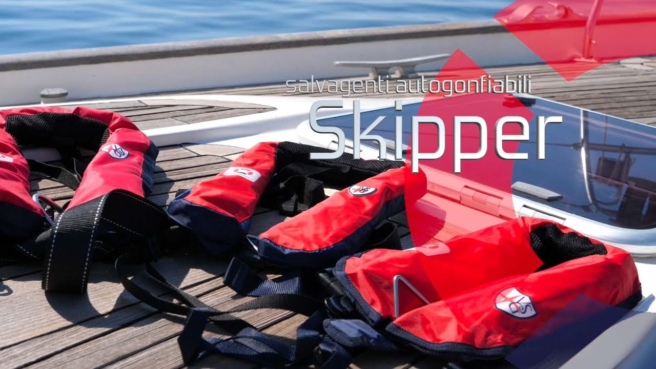Salvagenti autogonfiabili Skipper 150N -Magellanostore it