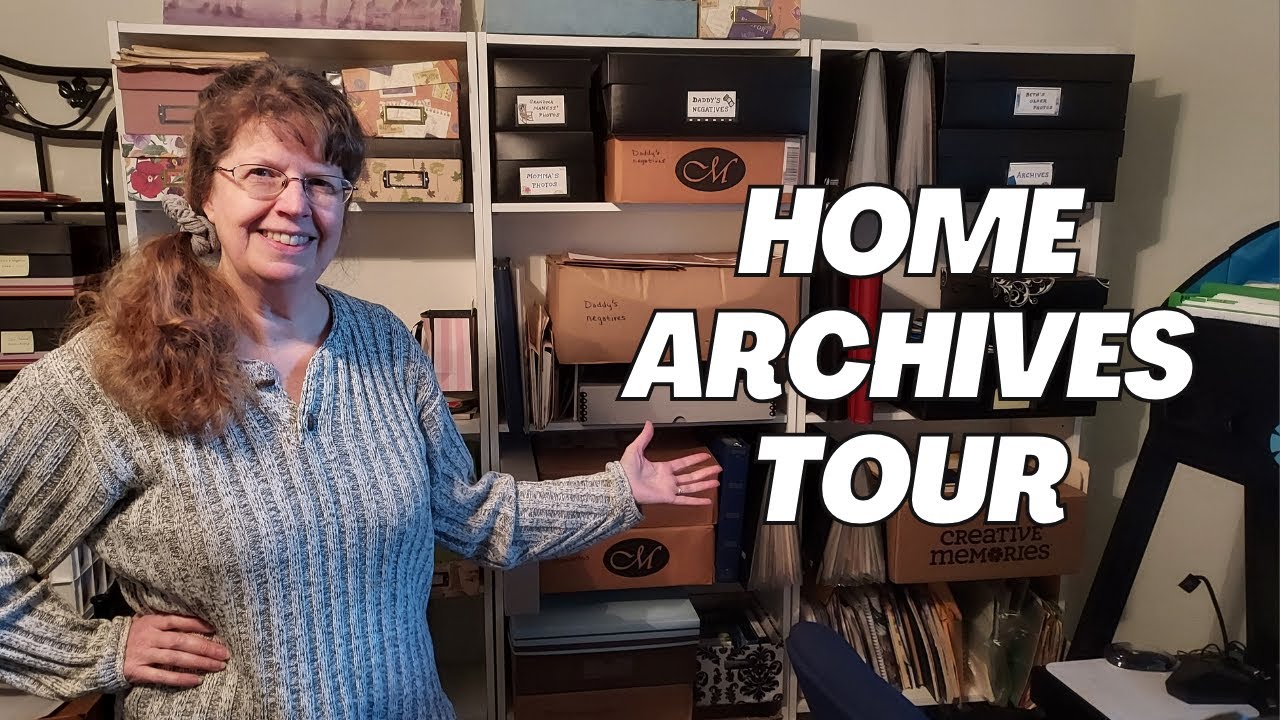 Family Archives Tour - Organizing vintage family photos and memorabilia