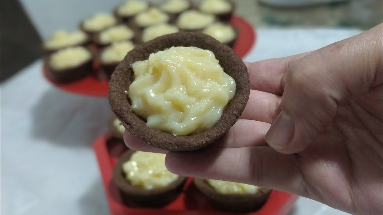 Empadinha de Prestígio!!!😱 Massa de Empada de chocolate #empada #empadadoce