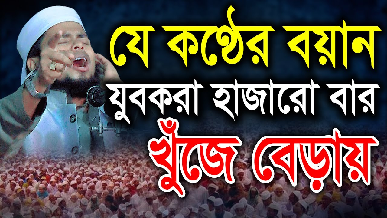 যে কণ্ঠের বয়ান যুবকরা হাজারো বার খুঁজে বেড়ায়। মাওলানা দেলোয়ার হোসেন তাহেরপুরী ঢাকা।  BIC Media