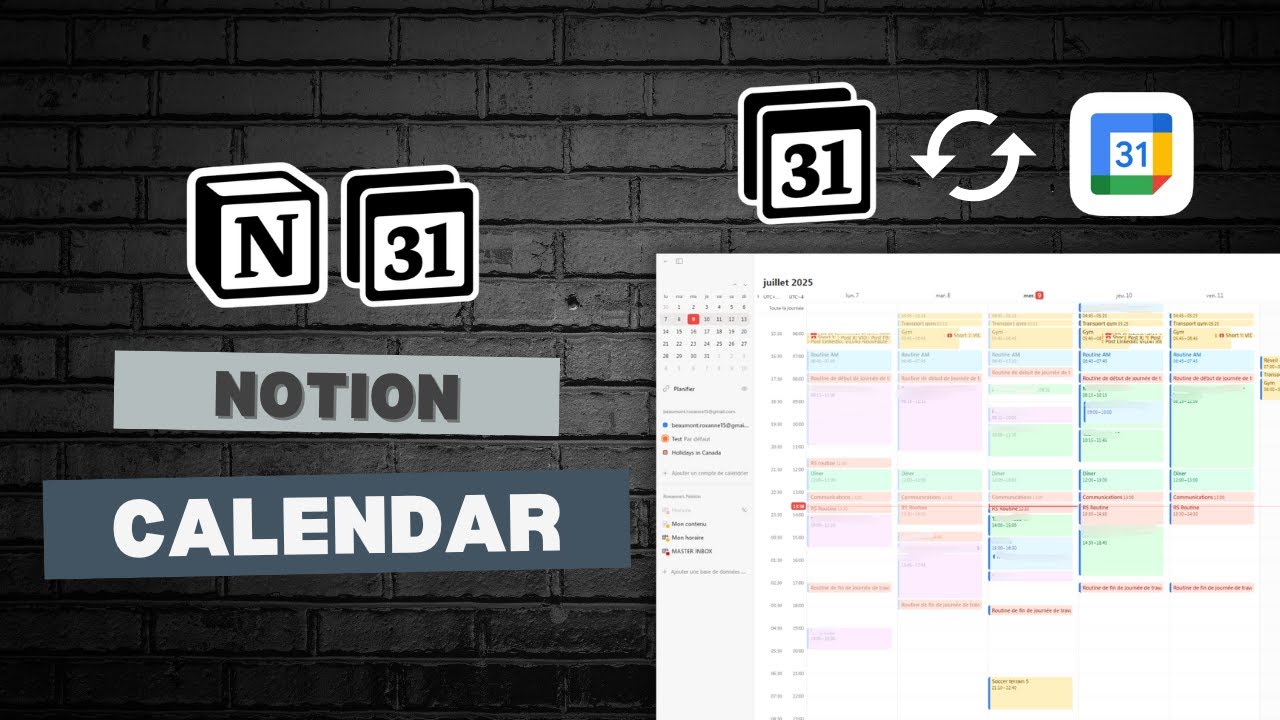 Notion Calendar: le tutoriel complet avec les nouveautés | Juillet 2025