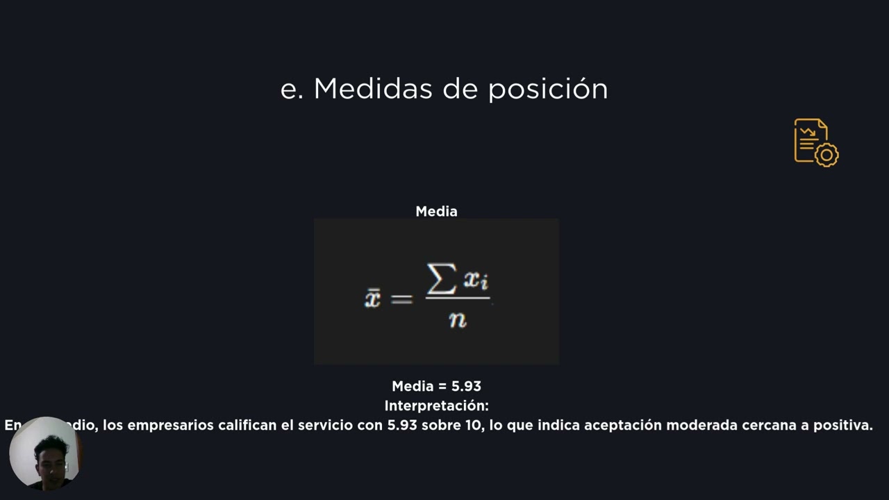 ESTADÍSTICA DESCRIPTIVA