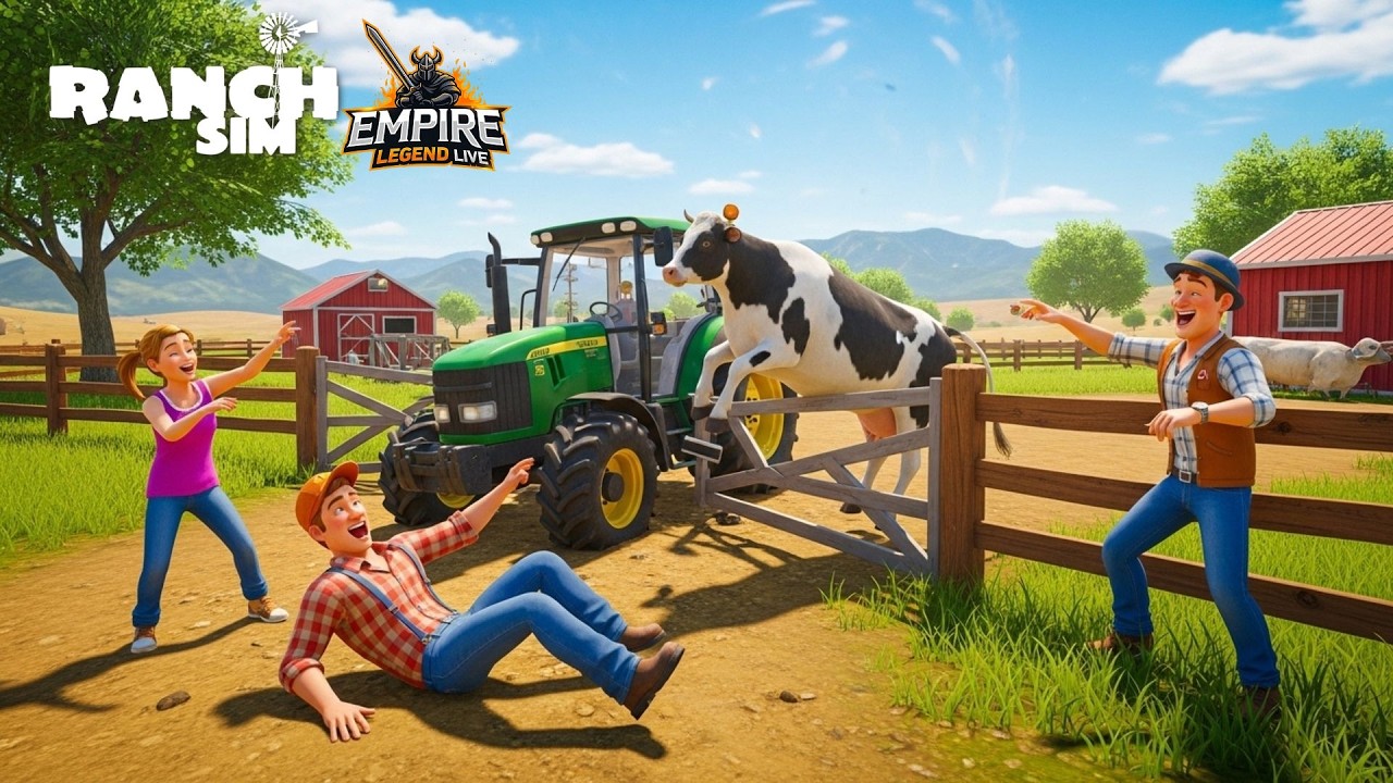 SHORTS LIVE🔴Ranch Simulator  Random Server Playing With Friends Farming Tamil GAMEPLAY Episode 05