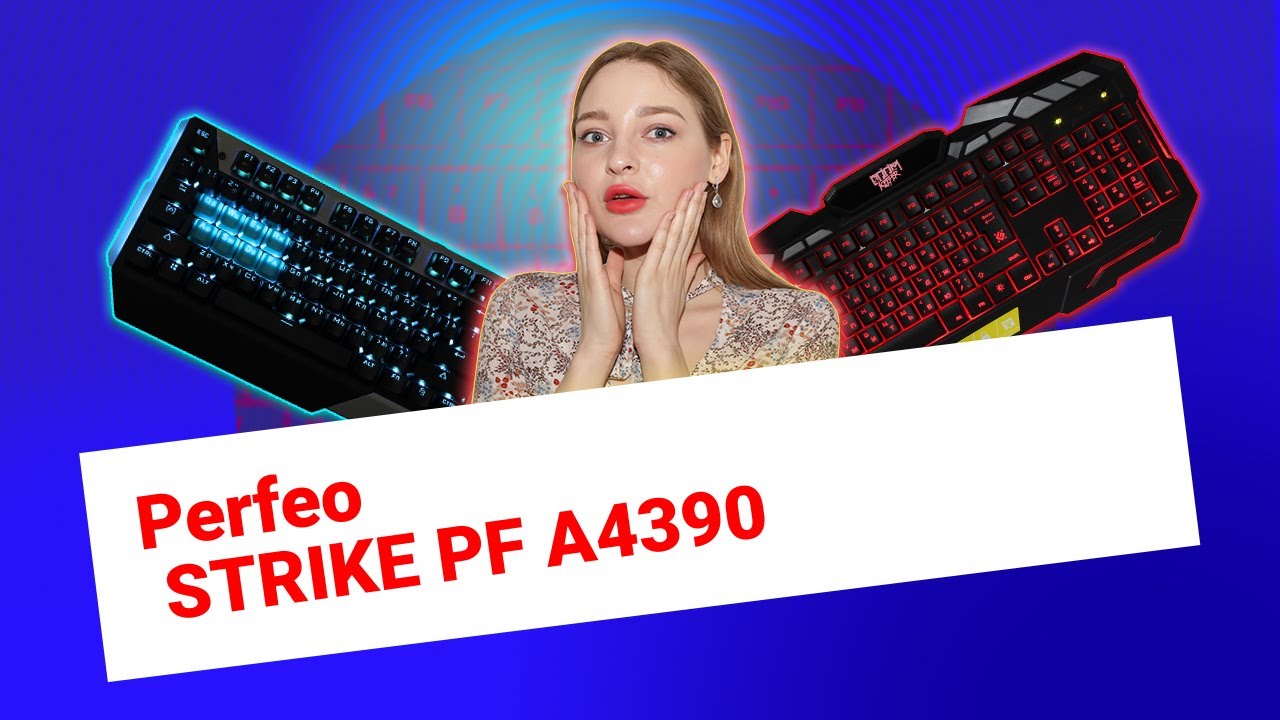 НИКС Компьютерный Супермаркет: видео про Клавиатура Perfeo STRIKE PF_A4390 Проводная #1