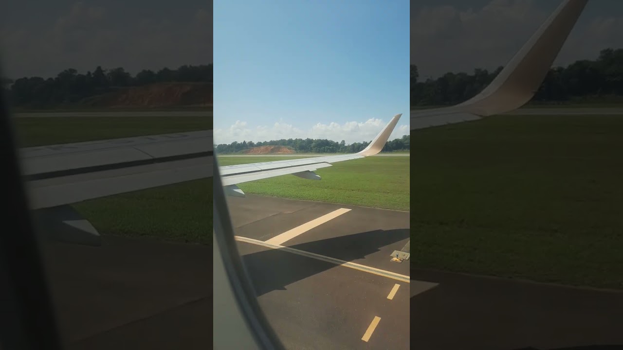 Landing to Airport Hang Nadim Batam. Jumat 13 Juni 2025