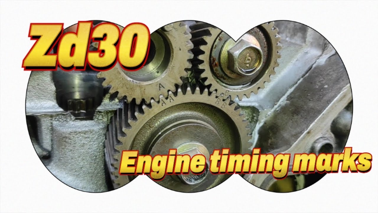 Zd30 engine timing marks