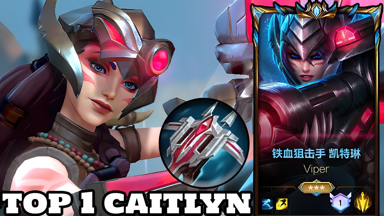 Wild Rift Caitlyn - Top 1 Caitlyn Gameplay Rank Challenger