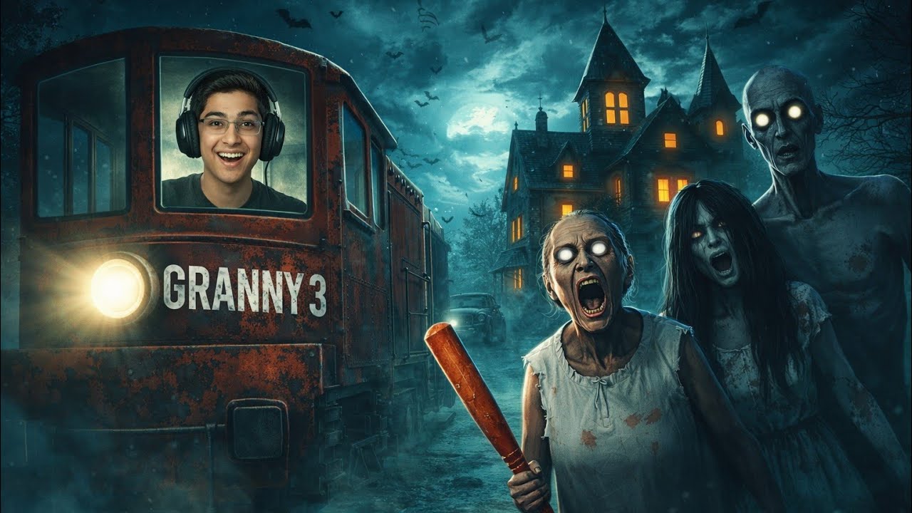 TRAIN ESCAPE FROM GRANNY'S HOUSE Ayushgaming 