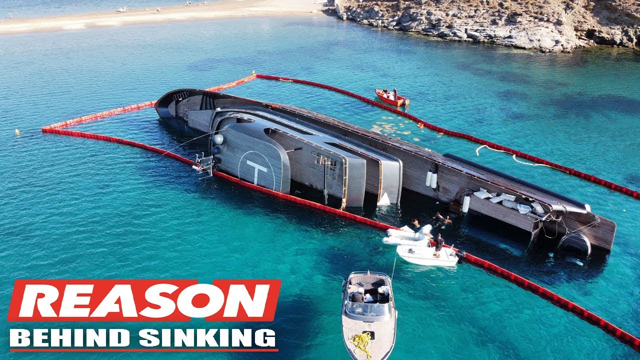 James Bond Themed 49m Superyacht 007 | Refloated Following Salvage Operation