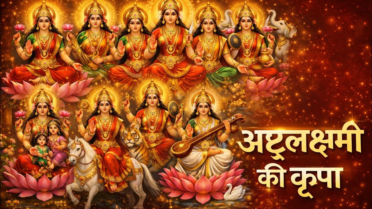 प्रातः स्मरण माँ अष्टलक्ष्मी का | सम्पूर्ण समृद्धि का पावन मंत्र मार्ग | 💯🙏📿💰💸 #PositiveEnergy 