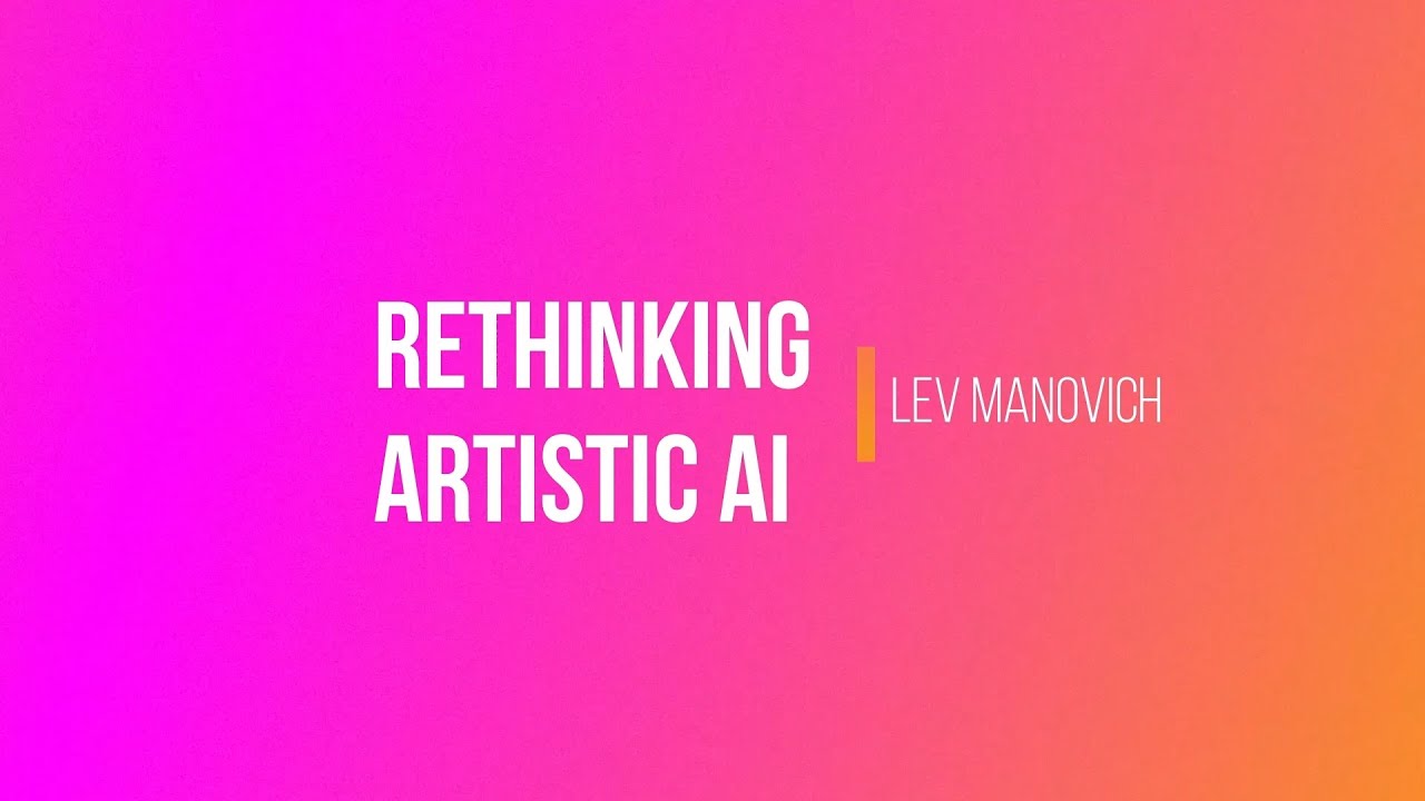 ACM Hypertext 2024. Virtual Keynote Speaker (prof. Lev Manovich): Rethinking Artistic AI