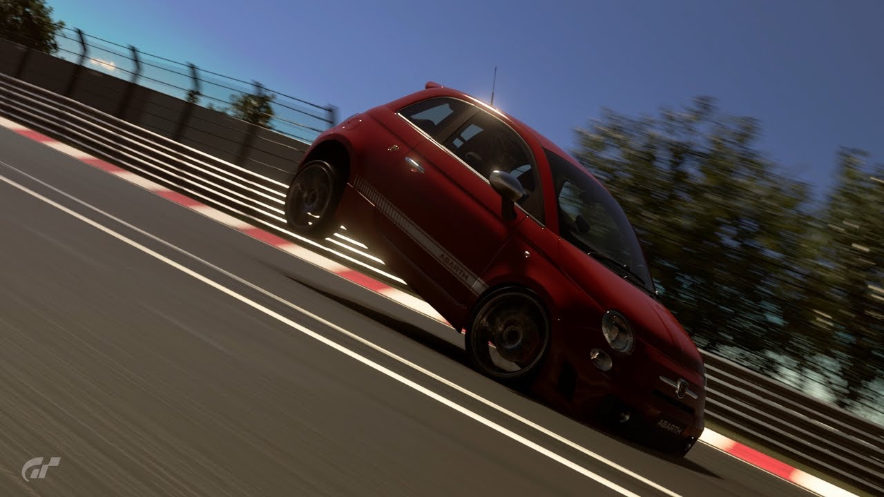 GT Sport: Fiat 500 Abarth Nurburgring Lap (7:33.332)(Tune)