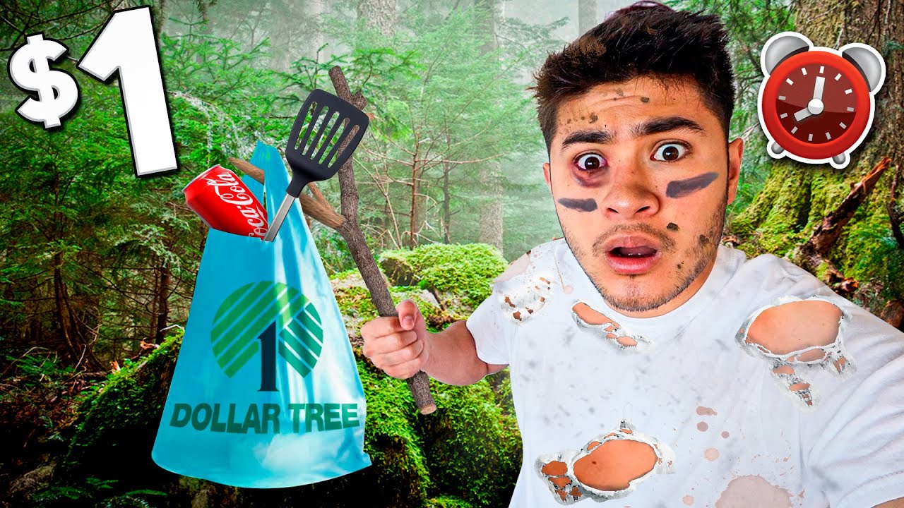 OVERNIGHT SURVIVAL CHALLENGE *DOLLAR STORE ITEMS ONLY*