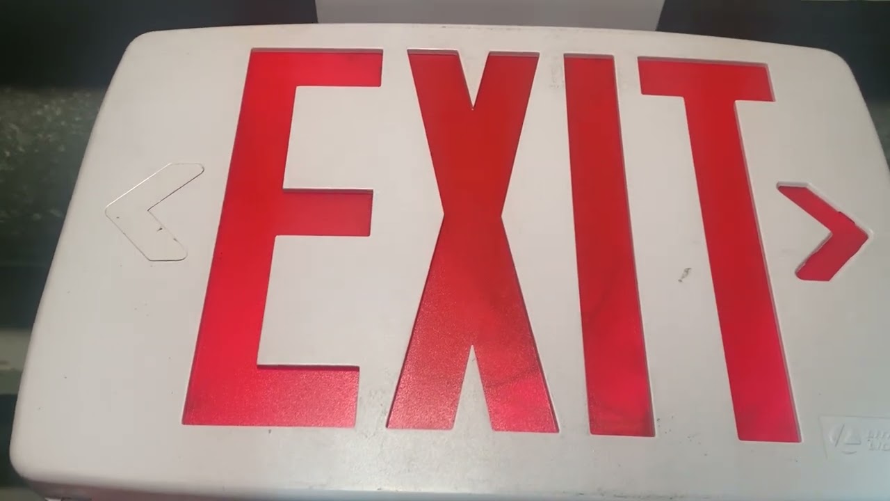 Exit Sign Setup 7