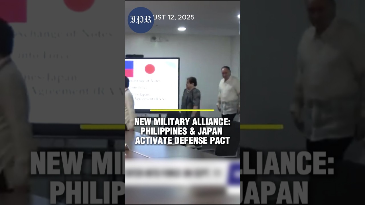 New Military Alliance: Philippines & Japan Activate Defense Pact #indopacificreport