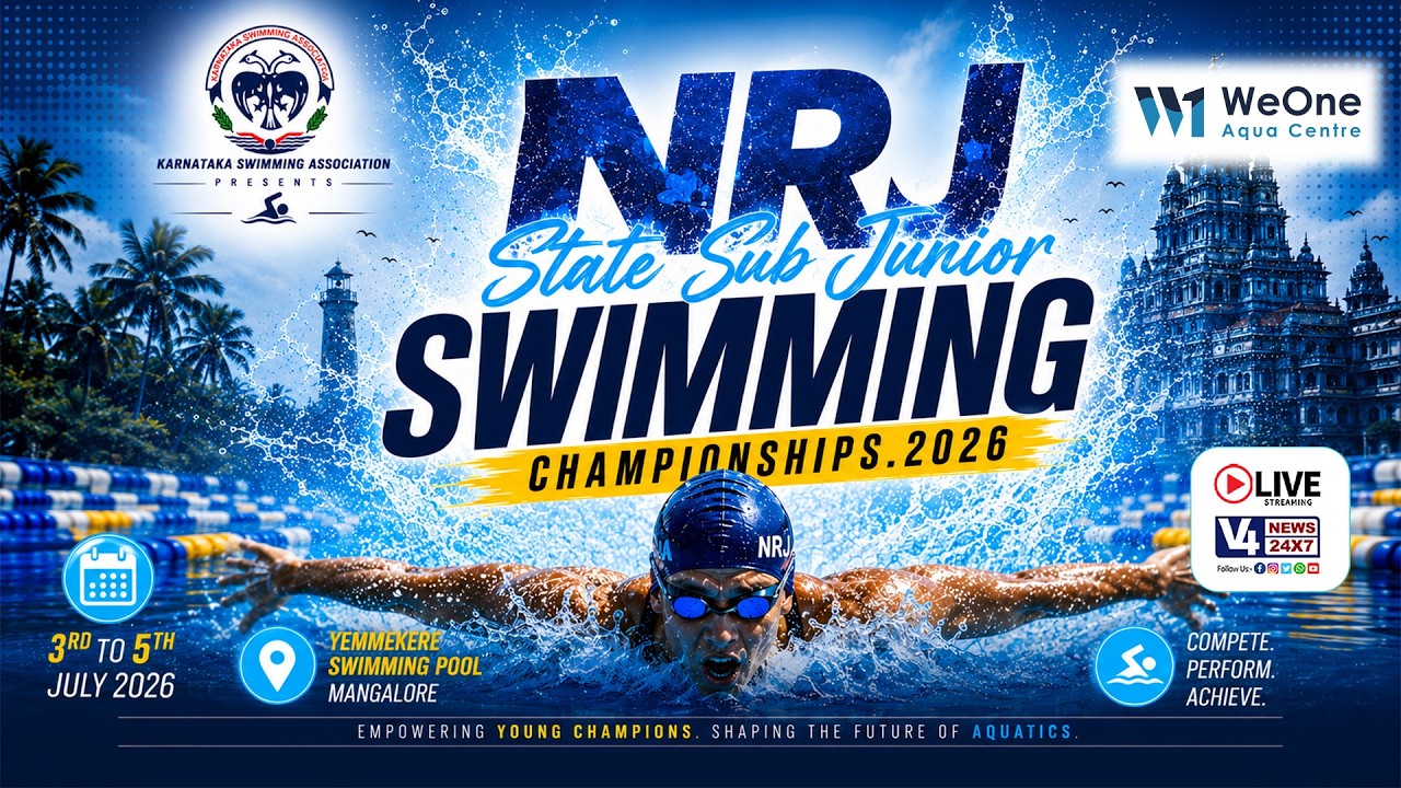 NRJ STATE SUB JUNIOR SWIMMING CHAMPIONSHIPS 2026 || W1 WE ONE AQUA CENTRE || DAY 2 || V4NEWS LIVE