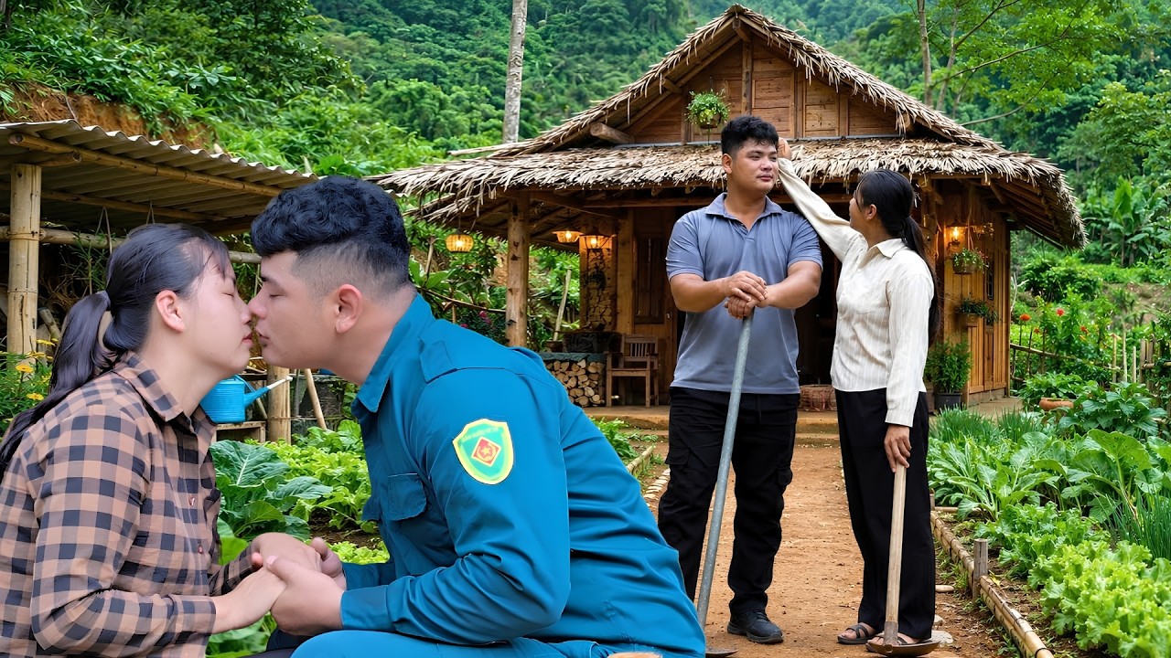 Time-lapse video: After enduring many hardships, Tu Cam opened her heart to the loving officer Nam.